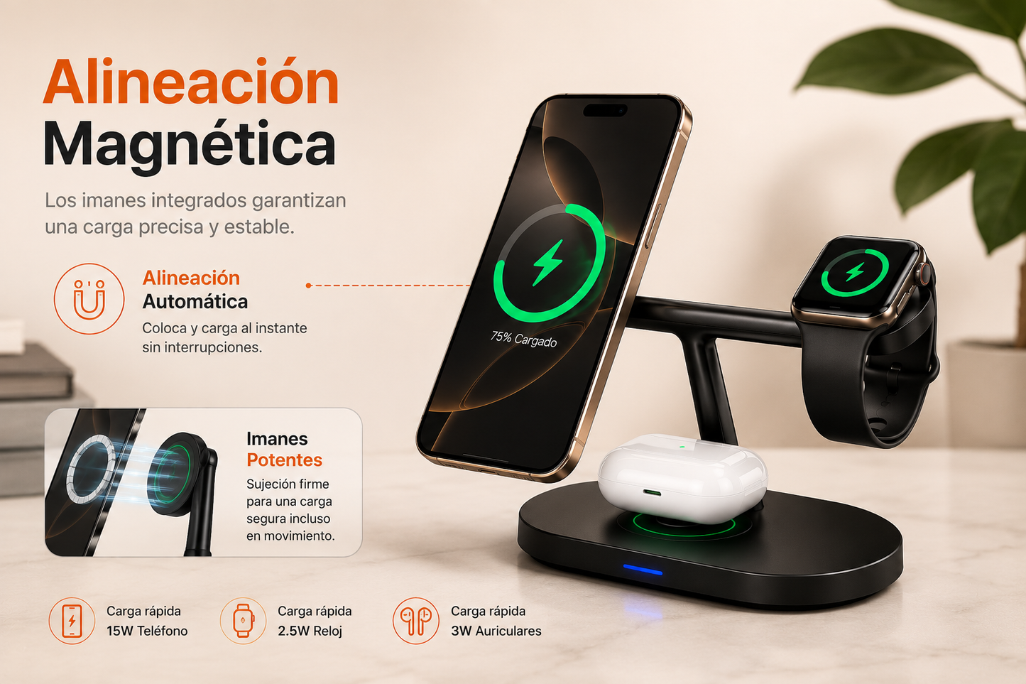 ChargeDock 3 en 1™