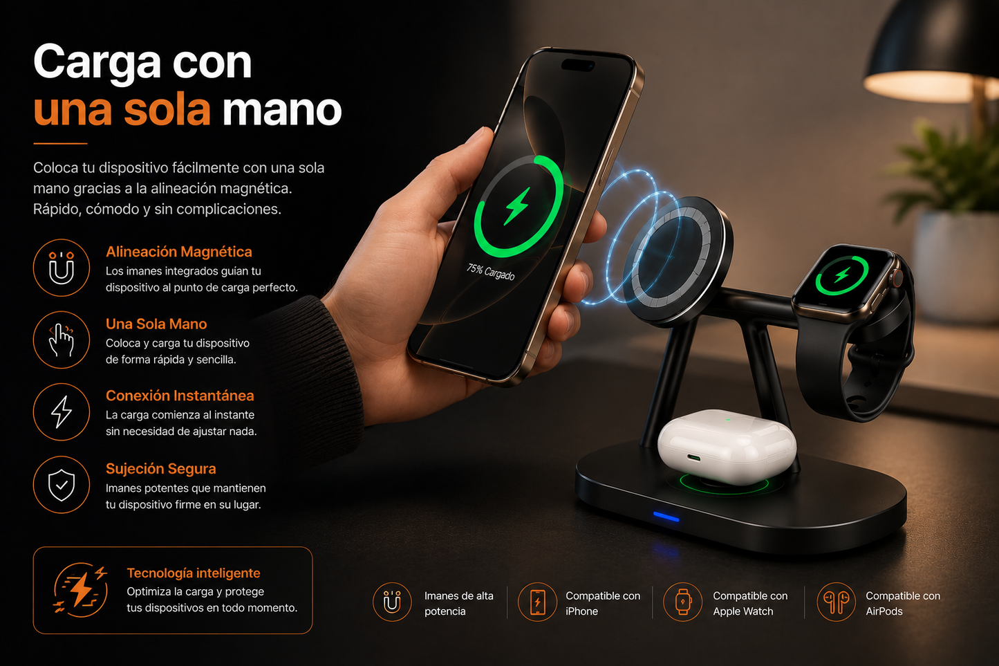 ChargeDock 3 en 1™